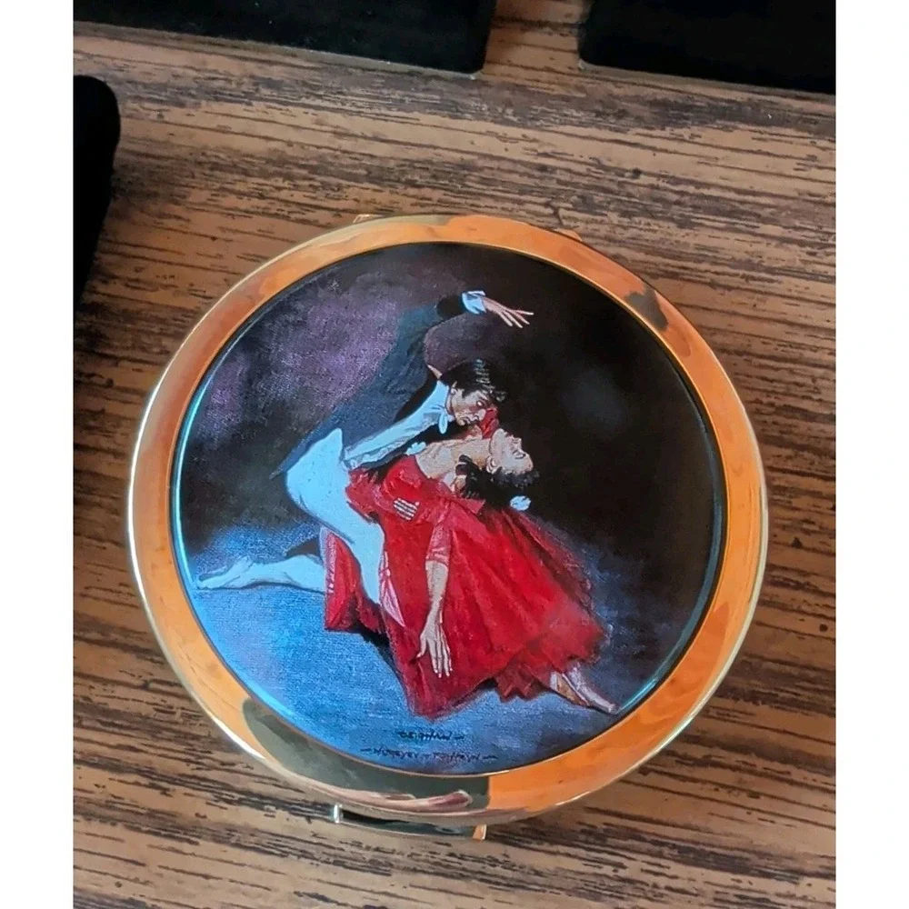 New Stratton of England Giselle Convertible Compact Double Mirror Ballet‎ NOS
